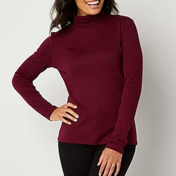 SOLD 🎉HP 2/$20 NWT St. John's Bay Women's Turtleneck - Picture 2 of 5